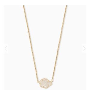 Kendra Scott gold druzy necklace